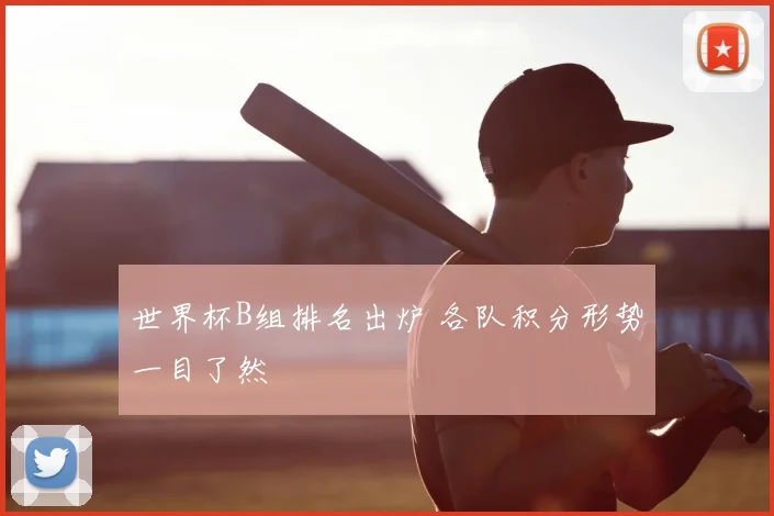 世界杯B组排名出炉 各队积分形势一目了然